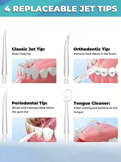 فرشاة الأسنان الكهربائية ProClean - ملحقات منظف الميا مع شريحة ذكية, فوهة تدور 360°, وتنظيف عميق للأسنان واللثة - هدية عيد الميلاد المثالية باللونين البودرة المرجانية والنعناع الأخضر