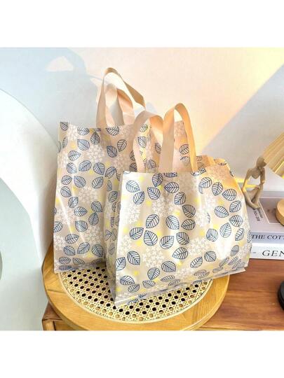 10/50 حقيبة هدايا ذات نمط زهرة التوليب، حقائب جديدة للحفلات والبيع بالتجزئة للأكياس المزودة بمقابض لتغليف الهدايا والتسوق، أكياس ملابس بلاستيكية، أكياس تسوق، أكياس حفلات، أكياس هدايا حفلات الزفاف وعيد الميلاد، حقائب حمل مصنوعة حرفياً، حقائب هدايا عيد الحب