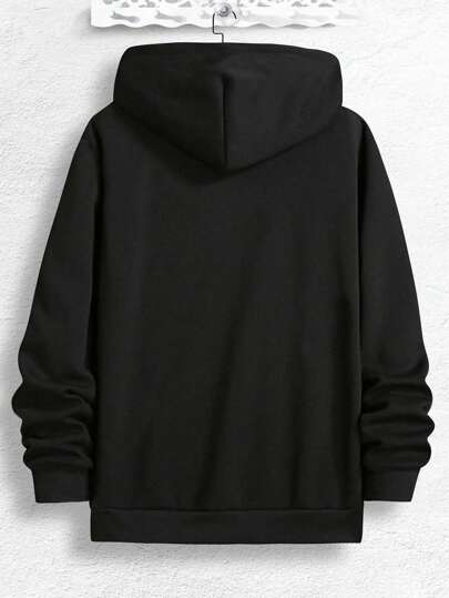 قطعة واحدة هودي بنمط نجمي فضفاض للمراهقين/الأولاد، جاكيت البلوزة، متعدد الاستخدامات، للربيع والخريف