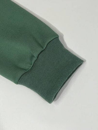 INAWLY بلوزة رياضية نسائية كاجوال فضفاضة بياقة دائرية، مطرزة بالحرف، موسم الخريف