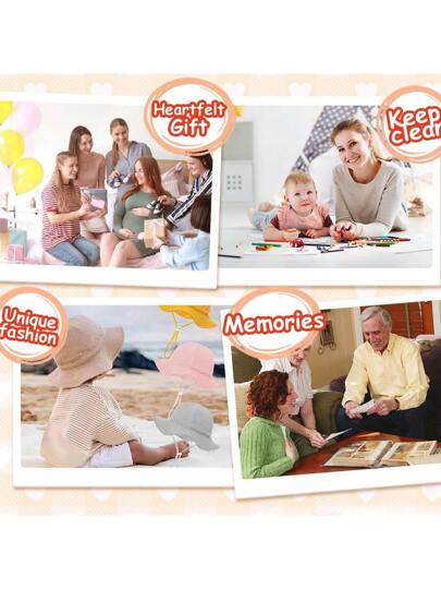 قبعة دلو من القطن للأطفال من الشهر الأول إلى الثاني عشر، مخصصة باسم مطرز، قبعة حماية من الشمس للرضع والأطفال الصغار، صلبة اللون قابلة للطي وتنفس، فيزور للخارج، هدية مولود، هدية المناسبات