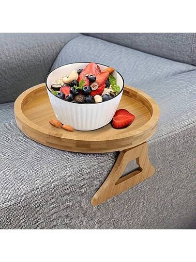 صينية ذراع الأريكة، صينية ذراع الأريكة، صينية ذراع الأريكة، طاولة صينية ذراع الكرسي، صينية إفطار خشبية يمكن تثبيتها على الأريكة ، طاولة ذراع الأريكة القابلة للطي ، مناسبة لوضع كب كيك والهاتف والمشروبات والإفطار