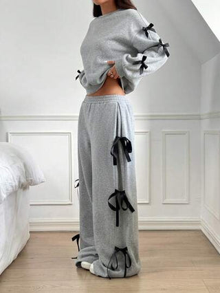 مايوه حريمي قطعة واحدة EZwear مجموعة من قطعتين متكونة من فستان سيدات كاجوال فضفاض مزين بفيونكة