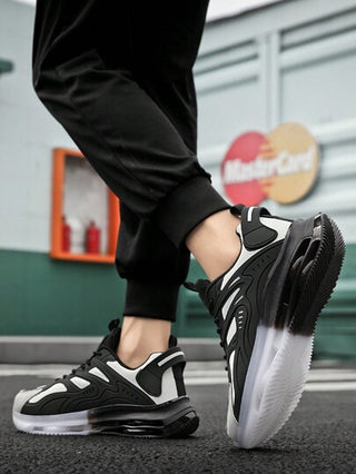 أحذية رياضية خفيفة الوزن للرجال مزودة بوسادة هوائية - مريحة وقابلة للتنفس وممتصة للصدمات، مناسبة للأنشطة الخارجية