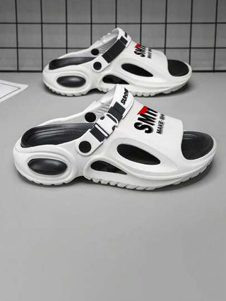 نعال هلام سميكة مريحة ومحاطة، نعال صندل لاصق للشاطئ والعطلات والاستخدام اليومي 2024 الجديدة، صندل لكلا الجنسين مضاد للإنزلاق، مناسب للاستخدام الداخلي والقيادة والجامعة للأزواج