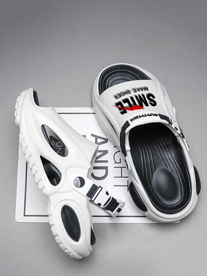 نعال هلام سميكة مريحة ومحاطة، نعال صندل لاصق للشاطئ والعطلات والاستخدام اليومي 2024 الجديدة، صندل لكلا الجنسين مضاد للإنزلاق، مناسب للاستخدام الداخلي والقيادة والجامعة للأزواج