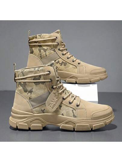 بوت رجالية، بوت عمل ذات قمة عالية جديدة للخريف/الشتاء