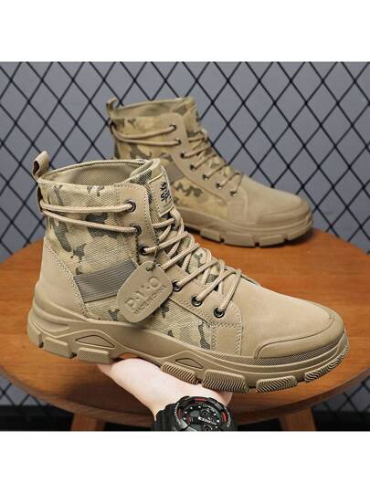 بوت رجالية، بوت عمل ذات قمة عالية جديدة للخريف/الشتاء