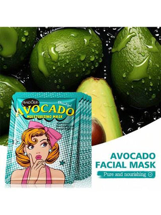 SADOER 1 قطعة / 15 قطعة / 30 قطعة / 50 قطعة أقنعة الوجه الرطبة المضادة للأكسدة التي تحتوي على حمض الهيالورونيك