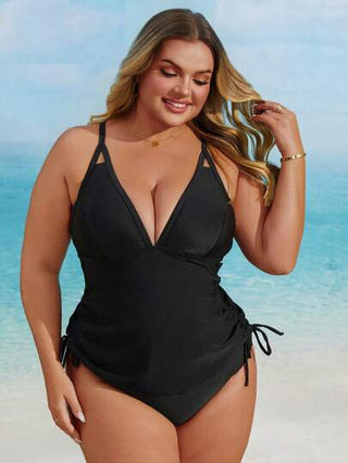 طقم تانكيني حريمي Swim Curve سباغيتي سترابينوك خيار السيدات السمينة الكاجوال للصيف