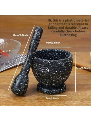 مجموعة طاحونة الثوم والتوابل متعددة الوظائف - مصنوعة من مواد PP عالية الجودة، مناسبة للتوابل والأعشاب وغيرها - أداة طهي أساسية