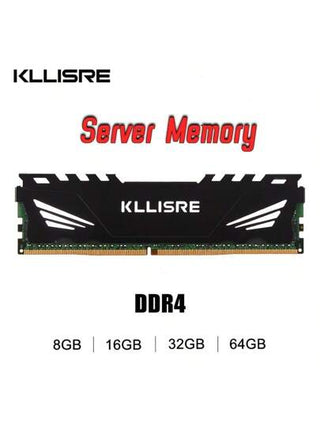 Kllisre ذاكرة الخادم DDR4 8 جيجابايت 16 جيجابايت 32 جيجابايت 64 جيجابايت REG ECC 1.2 فولت 288 سن 2133 2400 2666 3200 ميجاهرتز 2RX4 4RX4 رام