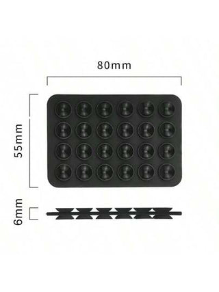 حامل هاتف مصنوع من السيليكون والشفاط ثنائي الاتجاه مضاد للانزلاق وقابل للغسل، متوافق مع هواتف أيفون وأندرويد، هدية مثالية لأعياد الميلاد وللعائلة والأصدقاء، اكسسوارات الهاتف