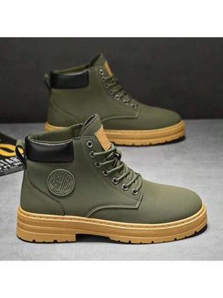 بوت التخييم الخارجية للرجال، بوت مريحة وقابلة للتنفس مضادة للإنزلاق مناسبة للمشي والتخييم في الربيع والخريف والشتاء، يمكن ارتداؤها مع الجينز