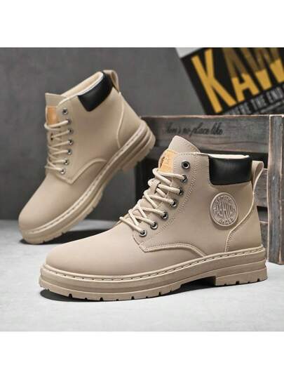 بوت رجالية للتنزه في الهواء الطلق، بوت تنفس مريحة مانعة للانزلاق، مناسبة للمشي والتنزه في الربيع والخريف والشتاء، تناسب ارتداؤها مع الجينز