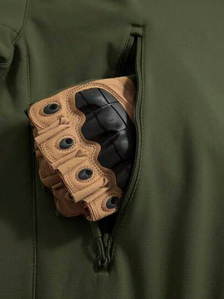 Manfinity Homme معطف خارجي قبعته مخصص للرجال الحراري، دافئ للخروج في فصلي الخريف والشتاء قميص كاجوال بأكمام طويلة، هدية لأصدقاء الزوج والحبيب