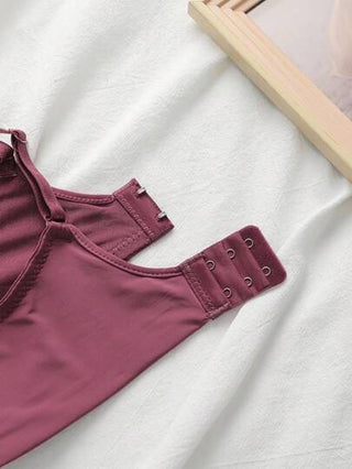 Shein Underwear&Sleepwear Basics طقم حمالة صدر بدون حمالات سادة - 3 قطع