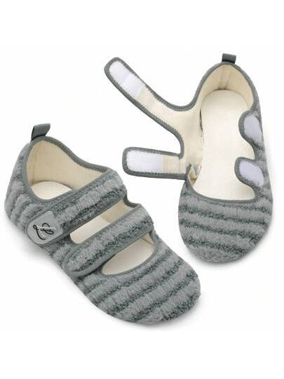 الشباشب المنزلية الأكثر نعومة - مقاس موحد لكلا الجنسين، قابلة للتعديل، خفيفة الوزن، مريحة مع وحدة غير قابلة للانزلاق، مثالية كبشكان لراحة الاستخدام الداخلي/الخارجي