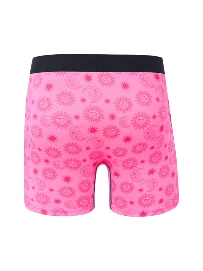 1 قطعة ملابس داخلية رجالية صندوق قصيرة بطول عادي بأقدام حيوانات مطبوعة مريحة ومنفذة للهواء