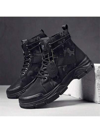 بوت رجالية, بوت برقبة عالية بطراز بريطاني, بوت صحراوية كلاسيكية أمريكية للدراجات النارية وللخارج, تناسب مقاس أصغر بمقاس واحد, خريف/شتاء