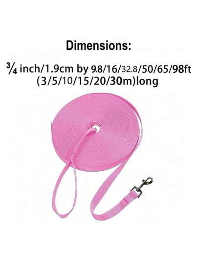 1 قطعة قيادة تدريب صلابة والقدرة للكلاب/الجراء - طول 5م/9م/15م- رائعة للتدريب