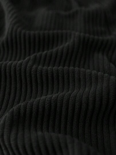 Cozy Pixies بنطال طفل بني سادة من الكوردوي ذو خصر مطاطي للاستخدام اليومي