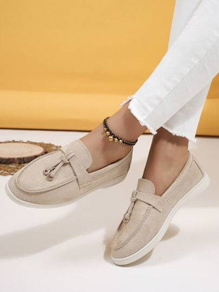 حذاء كاجوال مموسل للسيدات بياقة مرنة, بدون ربط, خفيف الوزن ومريح, متعدد الإستخدامات