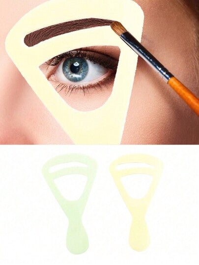 قالب حواجب قابل لإعادة الاستخدام قطعتين، بطاقة حواجب، قالب بطاقة الحواجب، ملصق حواجب، شكل حواجب، قالب حواجب من البي في سي الناعم، أدوات مكياج للسيدات، مناسبة لتصفيف الشعر وتطبيق المكياج. يرجى التأكيد إذا كنت ستستخدمها، كن حذرًا عند الطلب، وتجنب...