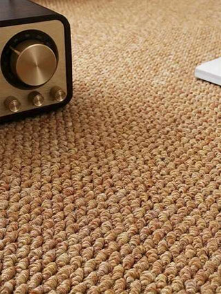 سجادة بنمط أناناس سميك، سجادة من الليف الخشن شبيهة بالسيزال، سجاد قوي ومتين، سجادة بنية، بساط حمام، بساط أمام الباب، بساط خارجي، قاع مضاد للانزلاق قابل للغسيل، لوح خدش القطط، قطعة واحدة