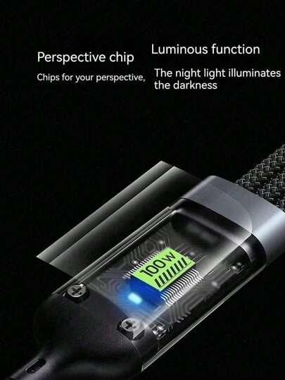 كابل شحن سريع متعدد الواجهات بقوة 100 واط، يدعم  متعدد الواجهات، كابل شحن سريع للغاية للأجهزة المزودة بمنفذ ميكرو USB وتايب سي، يمكن شحن ثلاثة أجهزة في وقت واحد، متوافق مع IPhone 14 و 13