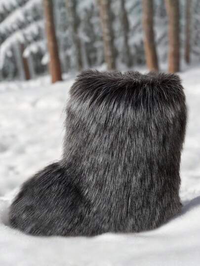 بوت شتوية دافئة جديدة للألواح للأزواج الشعبية غير قابلة للانزلاق للرجال والنساء