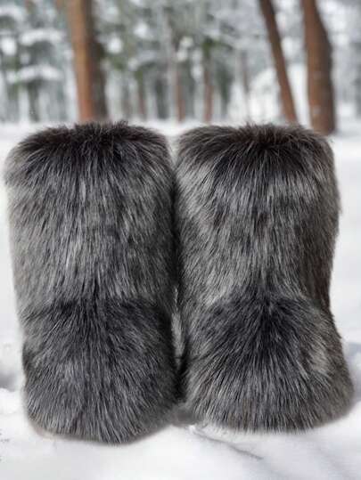 بوت شتوية دافئة جديدة للألواح للأزواج الشعبية غير قابلة للانزلاق للرجال والنساء