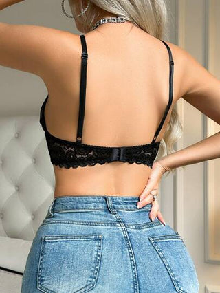 ملابس داخلية نسائية رومانسية أنيقة من الدانتيل الأسود تصميم بريليت مريحة للاستخدام اليومي