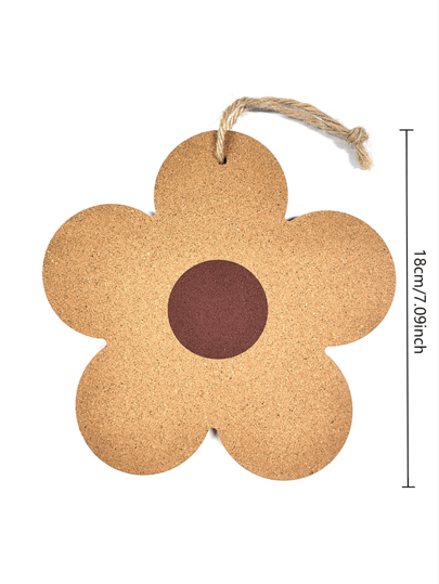 SHEIN 1 قطعة حامل ساخن خشبي ، تصميم زهري إبداعي ، حامل أواني لمائدة الطعام في عيد الحب ، حفل الزفاف ، ديكور مطبخ عيد الميلاد ، إكسسوارات المطبخ