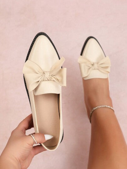 أحذية أوكسفورد حريمي CUCCOO CURVES أكسفورد ذوذوة حادة سميكة السوليد بحجم كبير وعرض واسع باللون الأسود الداكن، نمط إنجليزي شقوق الرباط، مسطحة مناسبة للجميع في جميع الفصول