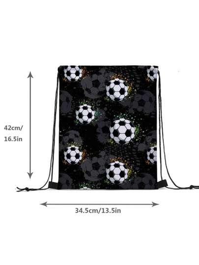 حقيبة رياضية بسحاب ، حقيبة ظهر بسحاب كرة قدم، حقيبة ظهر بسحاب بتصميم إبداعي للتنزه والياقة البدنية والسفر، حقيبة ظهر، حقيبة مدرسية، حقيبة ظهر للاطفال الصغار، حقيبة ظهر صغيرة، حقيبة ظهر مدرسية صغيرة، هدية للصبي