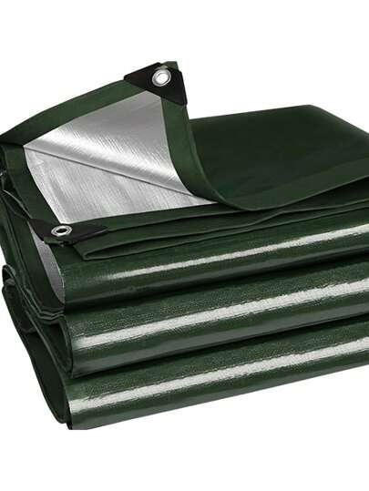 تربولين بلاستيكي مقاوم للماء بحماية من الأشعة فوق البنفسجية، وقوي ومقاوم للتمزق، مع حواف مقواة ومسامير مقاومة للصدأ، مناسب لاستخدامات متعددة مثل الأسطح والتخييم والفناء والحمامات السباحة والقوارب والسيارات وغيرها