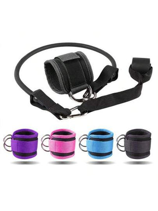 3 قطع من طقم أربطة الكاحل القابل للتعديل، أشرطة المقاومة للياقة البدنية المنزلية وأجهزة تدريب الجيم، معدات اليوجا والأوزان للكاحل والساق والقوة والتمرين، ملحقات بناء الجسم