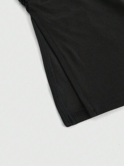 ROMWE Grunge Punk نسائي طبع نمر الخصر مفتوح الذيل تصميم الجزء العلوي المحبوك