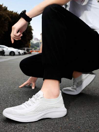 أحذية جري خفيفة الوزن للرجال، سهلة الارتداء، مريحة، ذات نعل طري قابل للطي، أحذية رياضية للأزواج