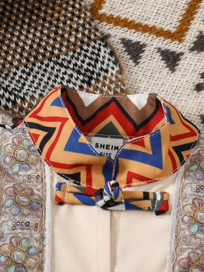 2 قطعة بيجاما أولاد أطفال بنمط هندسي، طقم ملابس علوية واسع الياقة طويل الأكمام وبنطلون، بلون المشمش والأحمر، نسيج ناعم ومريح، مناسب للاستخدام اليومي والعطلات والسفر والمدرسة والتجمعات في الربيع والصيف