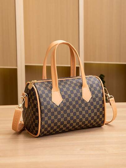 1 حقيبة كتف جديدة بطراز كلاسيكي رجعي للبنات، حقيبة متنوعة الاستخدامات مناسبة للتنقل اليومي