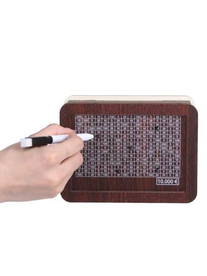 أثاث مكتبي 1 قطعة بنك خشبي بتصميم هدف، هدايا حِرفية مبتكرة