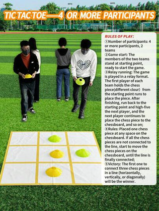 أدوات بناء فريق ممتعة - لعبة حلقات الأصابع الخارجية، لعبة رمي حلقات الأصابع الإحدى عشرة محمولة مع 8 قطع شطرنج، لحدائق الفناء والمسابقات والعمل الجماعي (للكبار فقط)