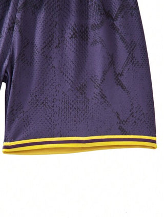 طقم تي شيرت كم قصير وشورت للأولاد المراهقين 2 قطعة، عناصر رياضية، رياضي، جري، تدريب، خارجي، جيم، كرة قدم، كرة سلة، ركوب الدراجات، مريح