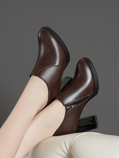 بوت كاحل للنساء ، بوت قصيرة ، بوت كعب عالي ، بوت جلدية ذات أصابع مدورة ، بوت عمل احترافية ، بوت عميقة القطع ، بوت رقص منصة مقاومة للماء ، بوت حفل للفستان الصيني الممر الشهير