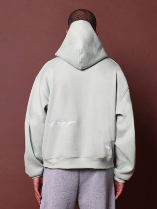 SUMWON هوديي واسع من تصميم أزياء، مجموعة خريف وشتاء، ملابس رياضية وللاوقات الفراغ، ذات شعار تصميمي، تنفيس رياضي مريح، ملابس منزلية وللشارع، أناقة الرياضة