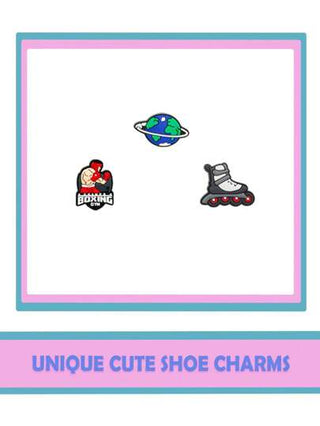 10/20/30 قطعة عشوائية مشكلة من سلسلة ألعاب رياضية لتزيين الأحذية، تراكيب جودة عالية، إكسسوارات شعبية لتعليقات الأحذية والأحذية المائية والشباشب، ديكورات أحذية بي في سي ، إكسسوارات للحقائب الشاطئية هدية رائعة للمراهقين والرجال والنساء والبالغين.