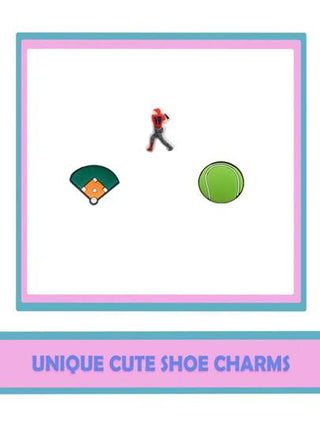 10/20/30 قطعة عشوائية مشكلة من سلسلة ألعاب رياضية لتزيين الأحذية، تراكيب جودة عالية، إكسسوارات شعبية لتعليقات الأحذية والأحذية المائية والشباشب، ديكورات أحذية بي في سي ، إكسسوارات للحقائب الشاطئية هدية رائعة للمراهقين والرجال والنساء والبالغين.