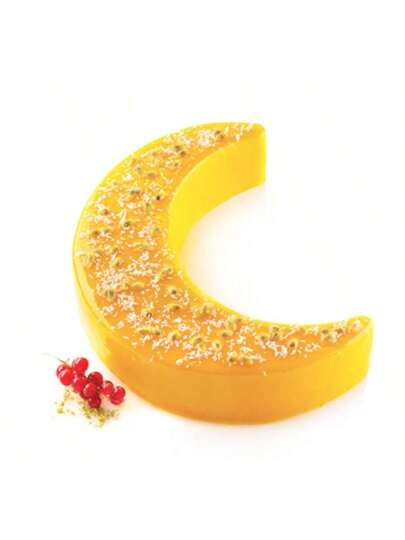 قالب سيليكون على شكل قمر ثلاثي الأبعاد، قالب كيك هلال المذاق، قالب لخبز الخبز والبيتزا، أداة مطبخية، قالب كيك لحفلات المناسبات